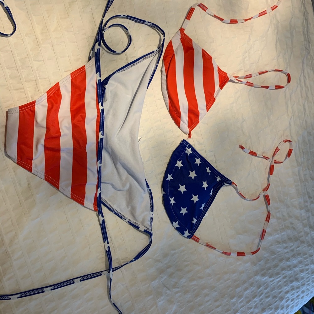 American Flag Bikini set
